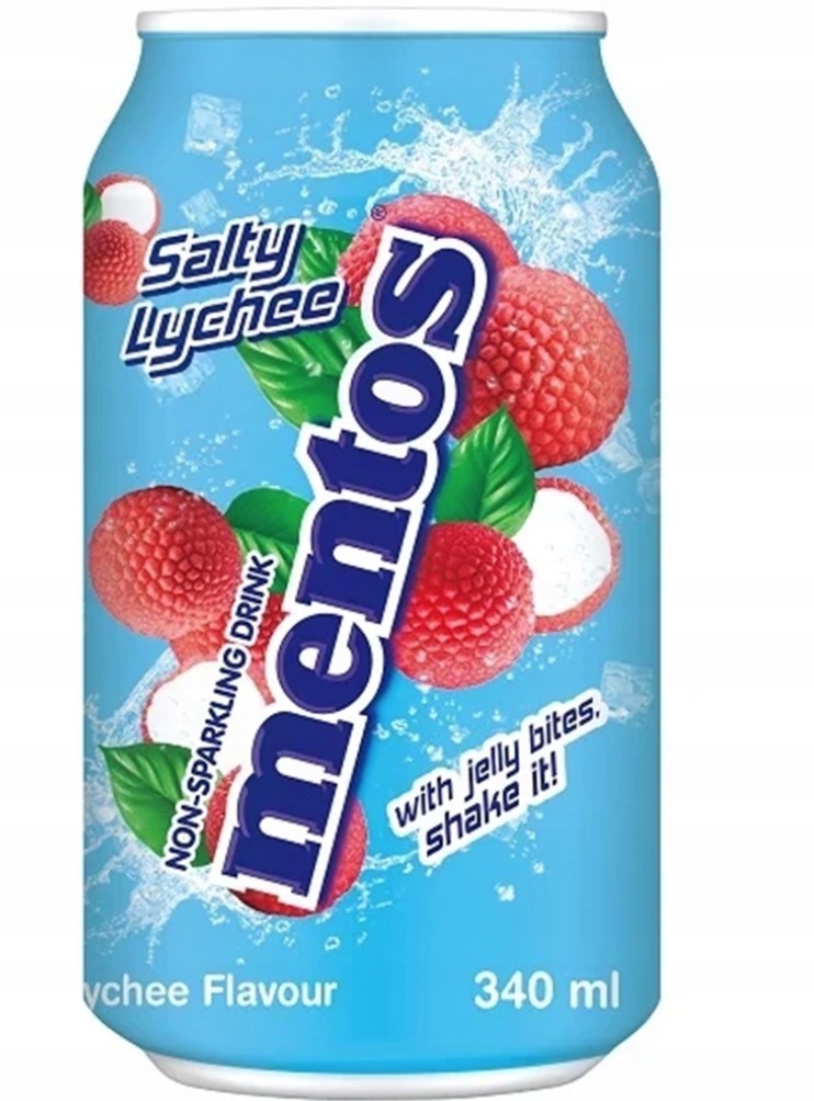 Mentos Salty Lychee with Jelly Bites 340ml