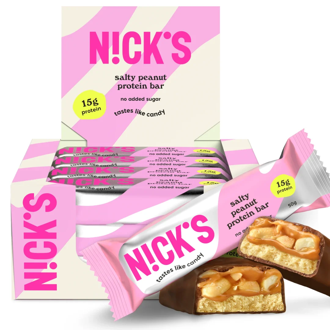 Nick's Salty Peanut Protein Bar 50g x 12szt