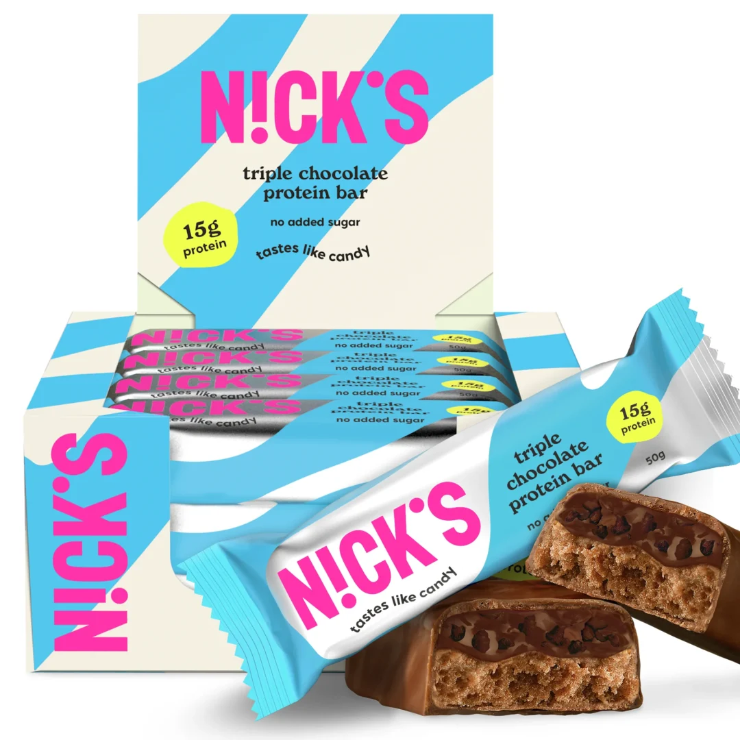 Nick's Triple Chocolate Protein Bar 50g x 12szt