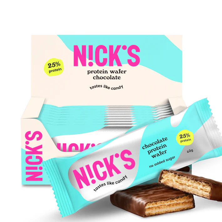 Nick's Protein Wafer Chocolate 40g x 24szt