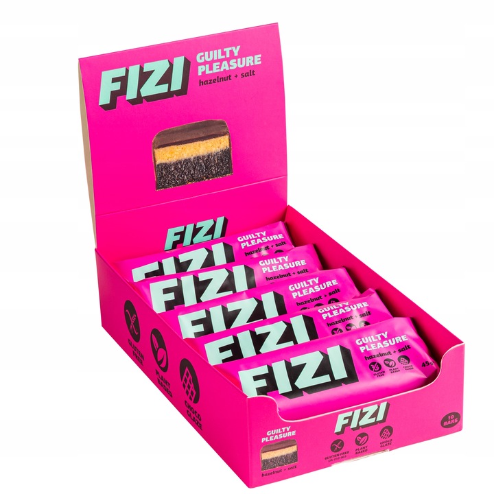 Fizi Guilty Pleasure Hazelnut + Salt 45g x 10szt