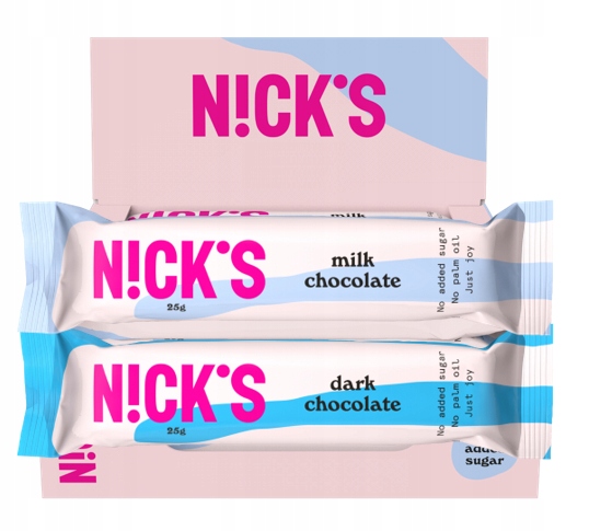 Nick's Mix Milk Dark Chocolate 25g x 15szt