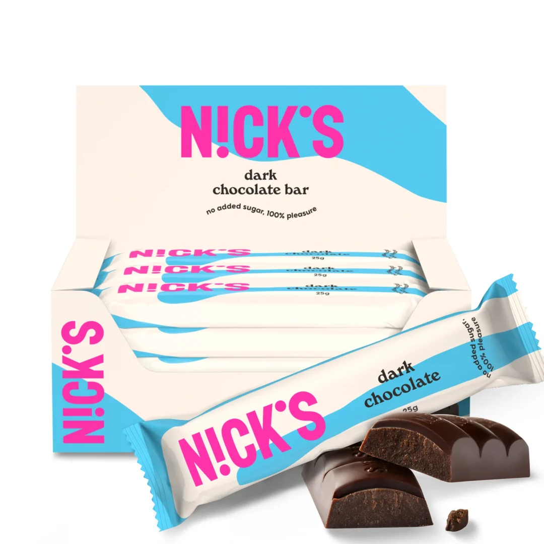 Nick's Dark Chocolate Bar 25g x 15szt