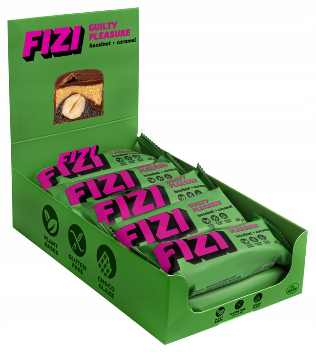 Fizi Guilty Pleasure Hazelnut + Caramel 45g x 10szt