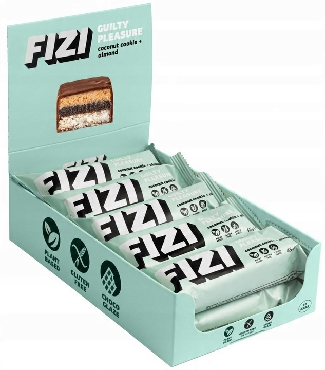 Fizi Guilty Pleasure Coconut Cookie + Almond 45g x 10szt