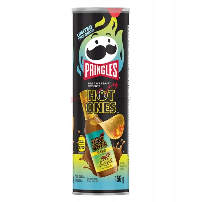 Pringles Hot Ones Scorchin 156g