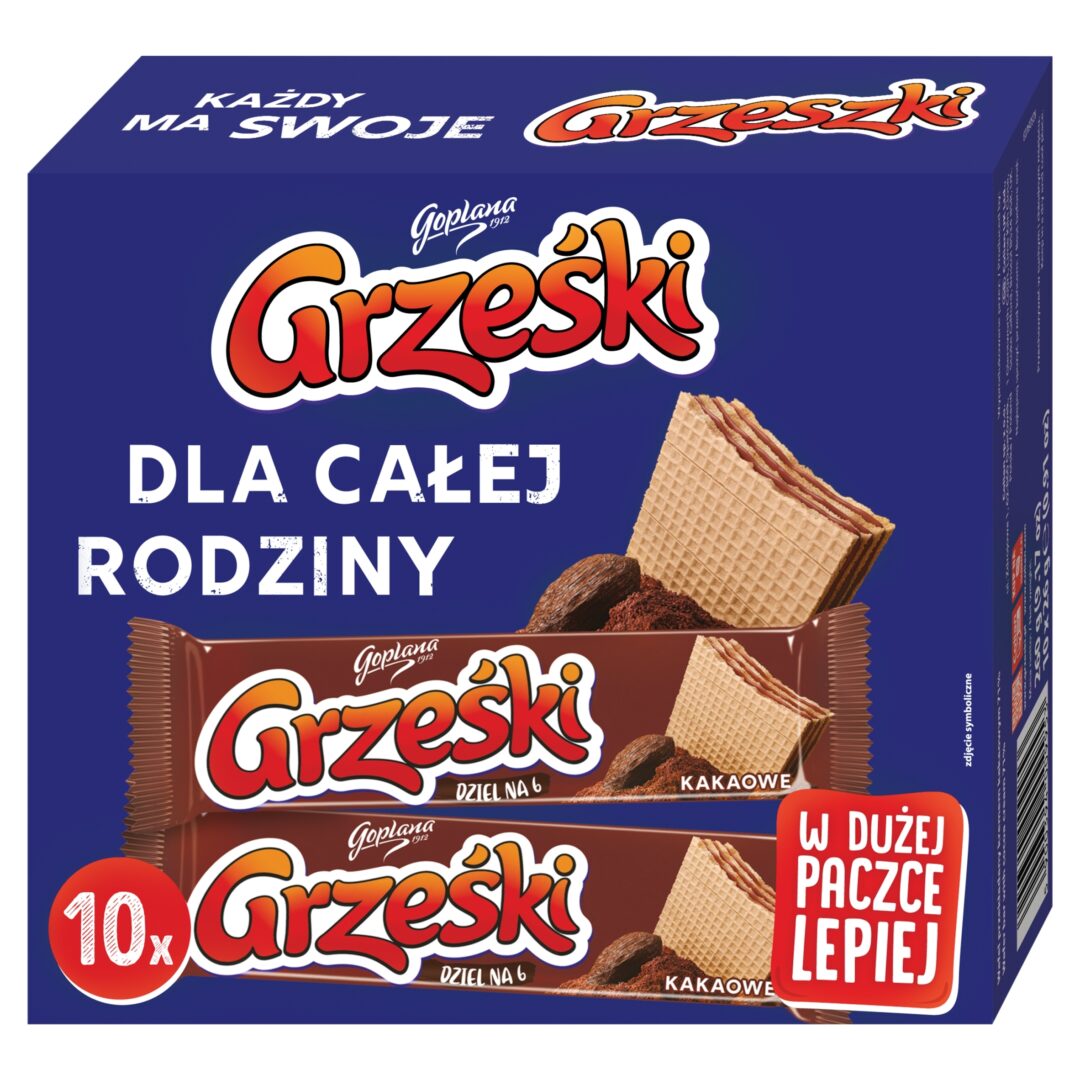 Grześki Dziel na 6 Kakaowe 10szt x 26g