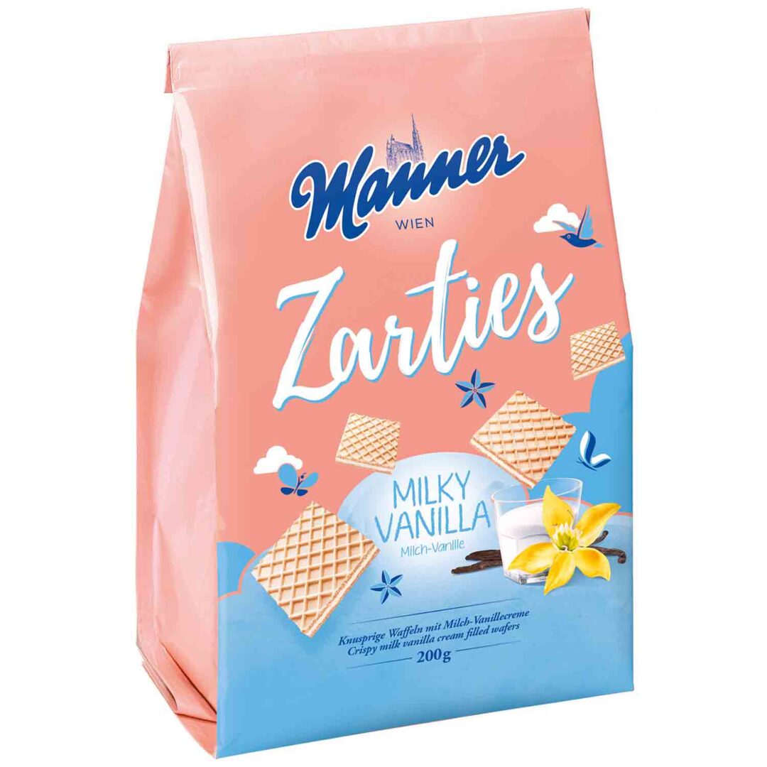 Manner Zarties Milky Vanilla 200g