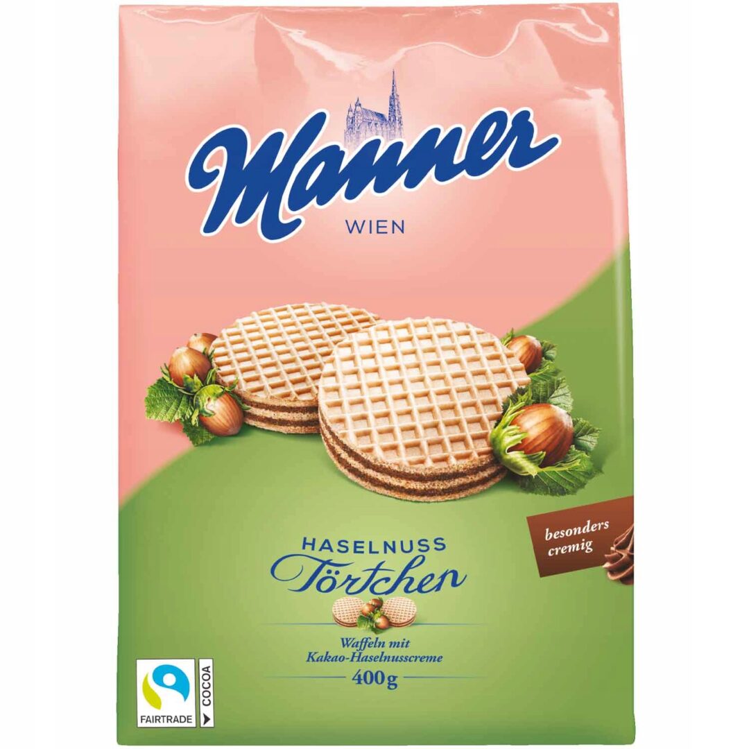 Manner Törtchen Haselnuss 400g