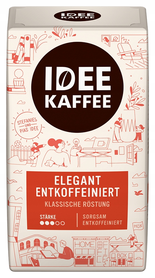 Idee Kaffee Elegant Eintkoffeiniert Bezkofeinowa 500g