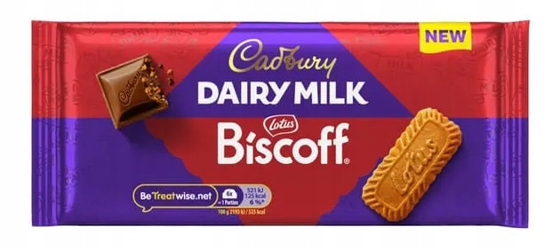 Cadbury Dairy Milk Lotus Biscoff 95g