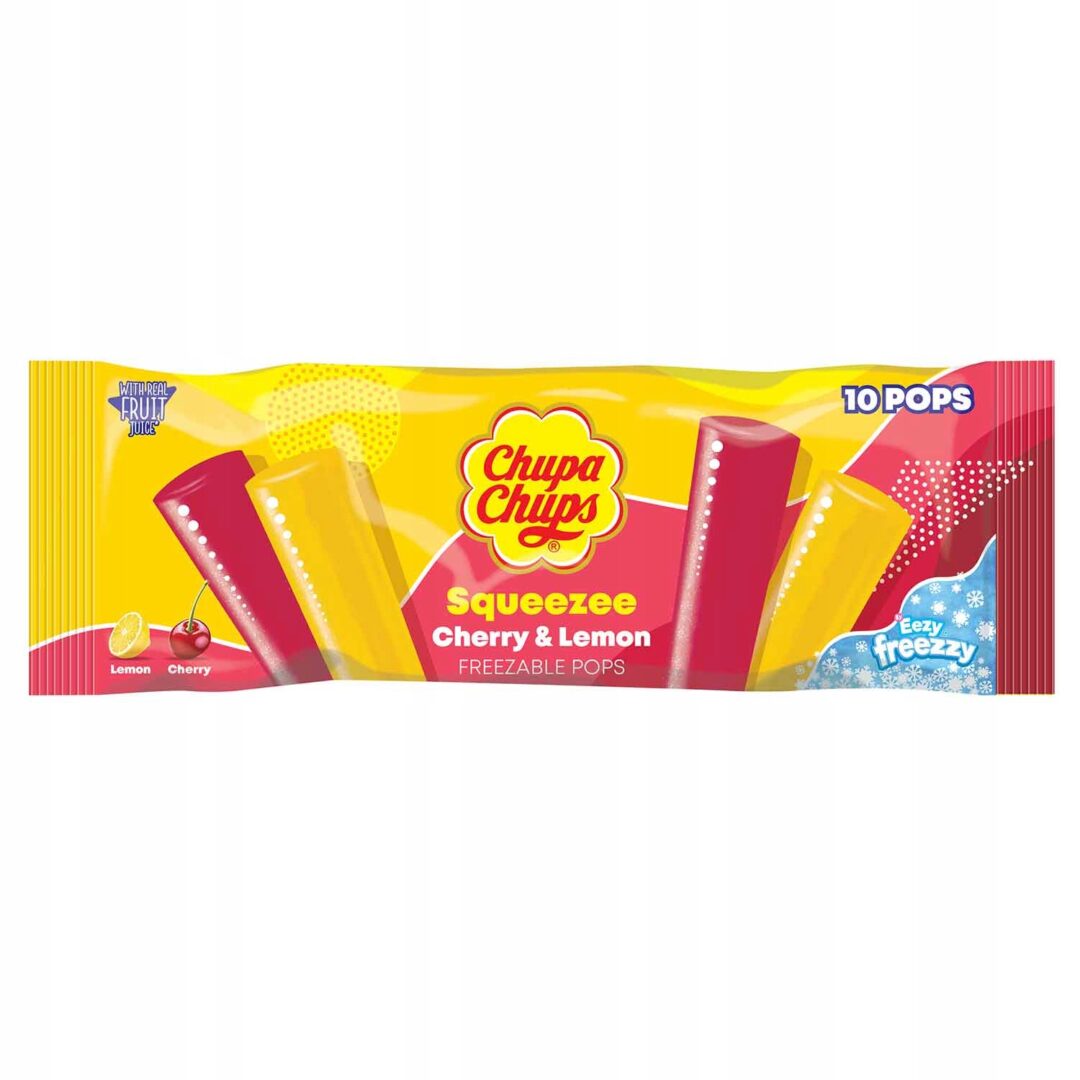 Chupa Chups Freeze Pops Cherry & Lemon 600ml
