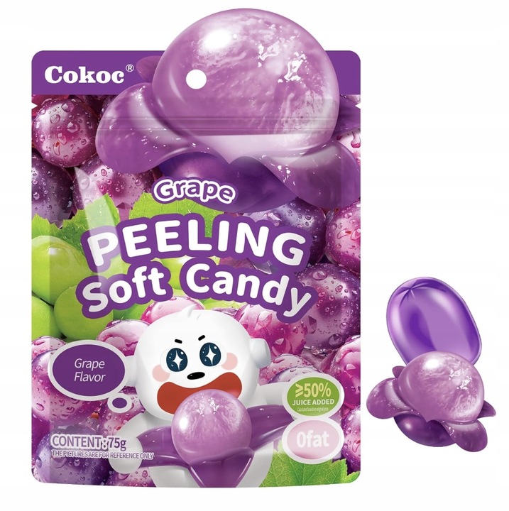 Cokoc Peeling Soft Candy Grape 75g