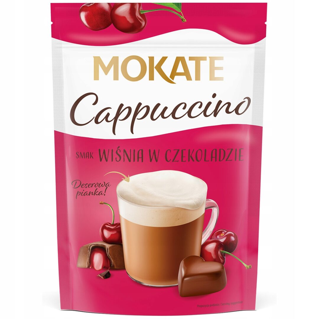 Mokate Cappuccino Wiśnia w Czekoladzie 110g
