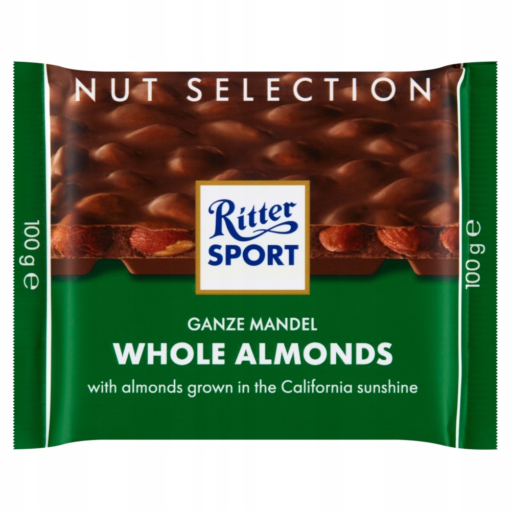 Ritter Sport Whole Almonds 100g