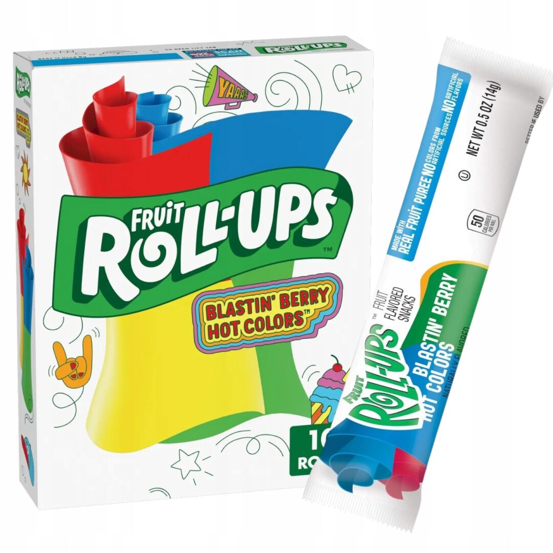 Fruit Roll-Ups Blastin' Berry Hot Colors 14g