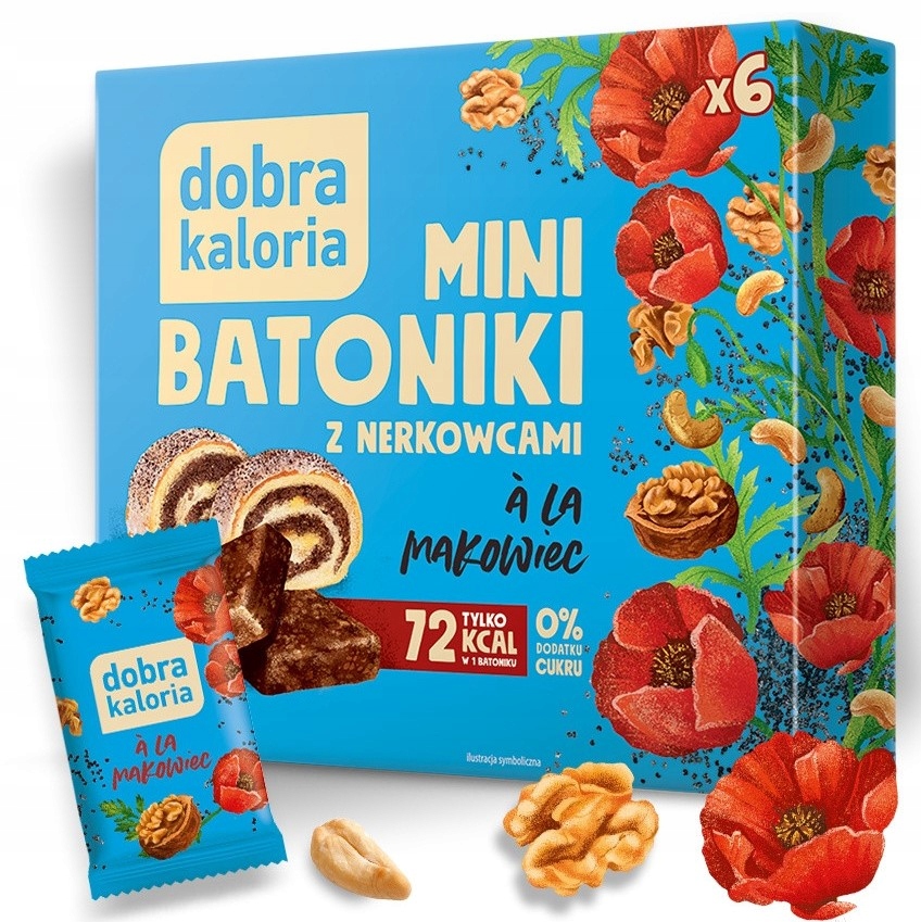 Dobra Kaloria Mini Batoniki A La Makowiec 102g