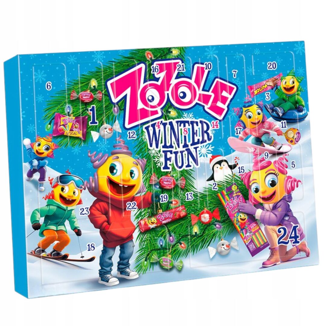 Zozole Kalendarz Adwentowy Winter Fun 380g