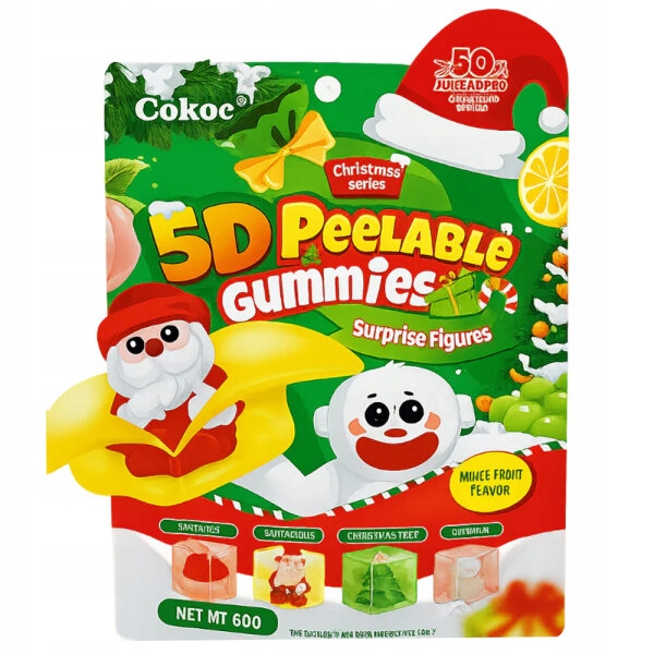 Cokoc Peelable Gummies Christmas 60g