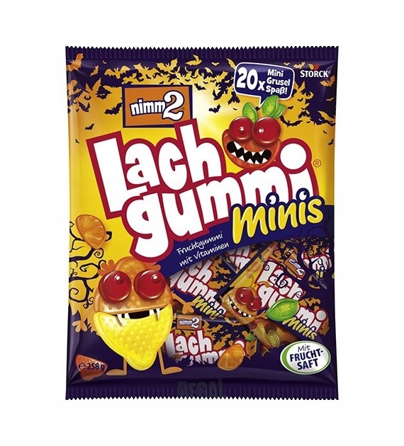 Nimm2 Śmiejżelki Minis Halloween 258g