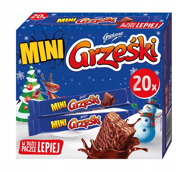 Grześki Mini Świąteczne 20g x 20 szt