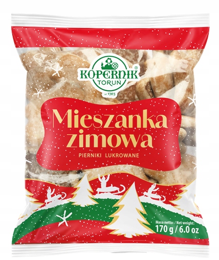Kopernik Mieszanka Zimowa Pierniki Lukrowane 170g