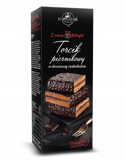 Kopernik Torcik Piernikowy z Nadzieniem Owocowym 180g