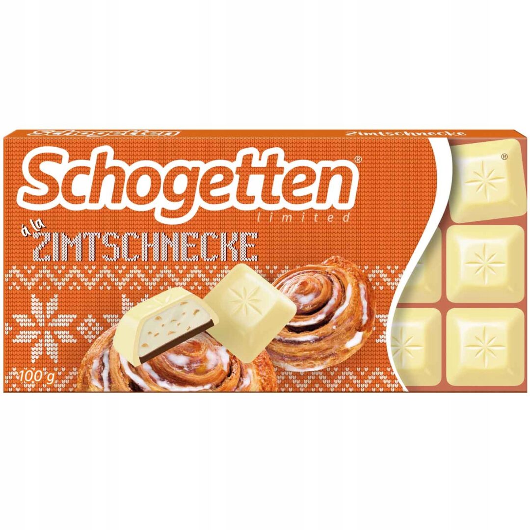 Schogetten Cinnamon Roll White 100g
