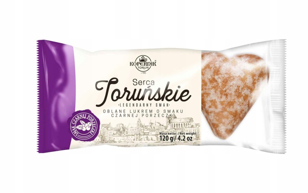 Kopernik Serca Toruńskie Czarna Porzeczka w Lukrze 120g