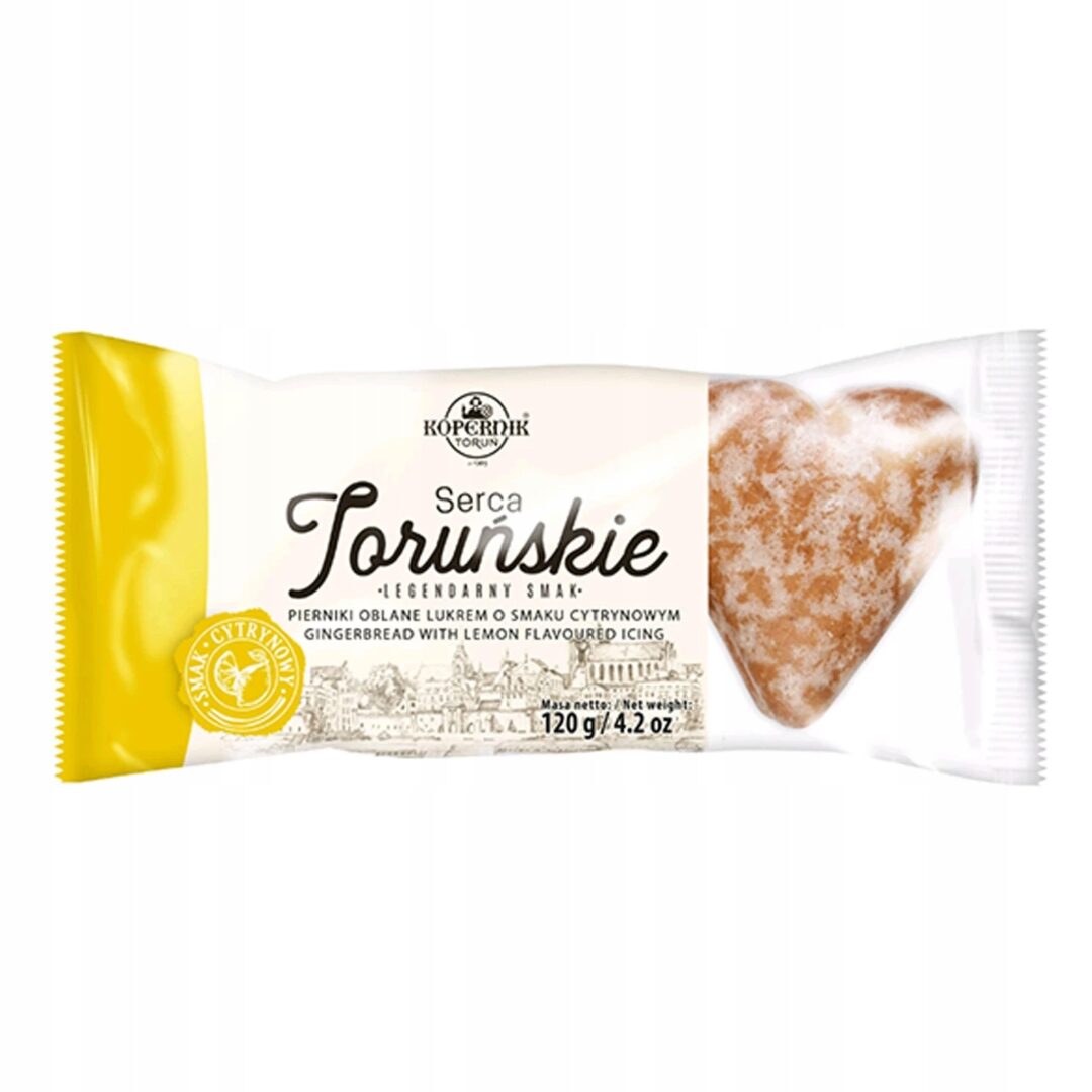 Kopernik Serca Toruńskie Cytrynowe 120g