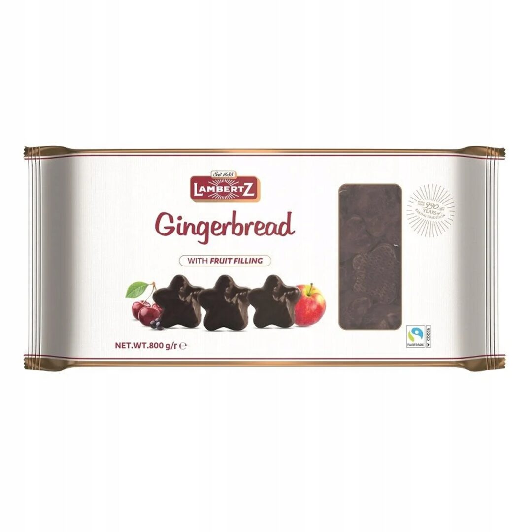 Lambertz Gingerbread With Fruit Filling 800g