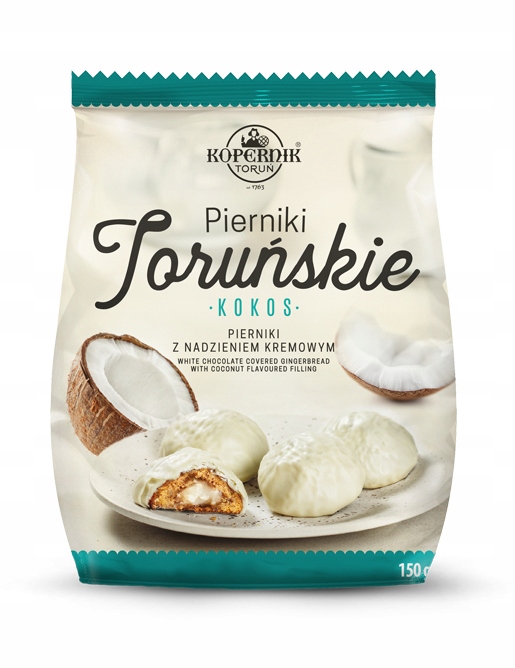 Kopernik Pierniki Toruńskie Kokos Biała Czekolada 150g