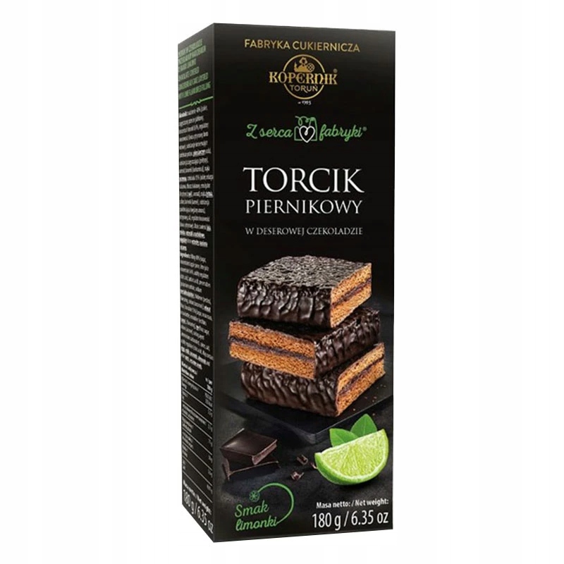 Kopernik Torcik Piernikowy Limonkowy 180g