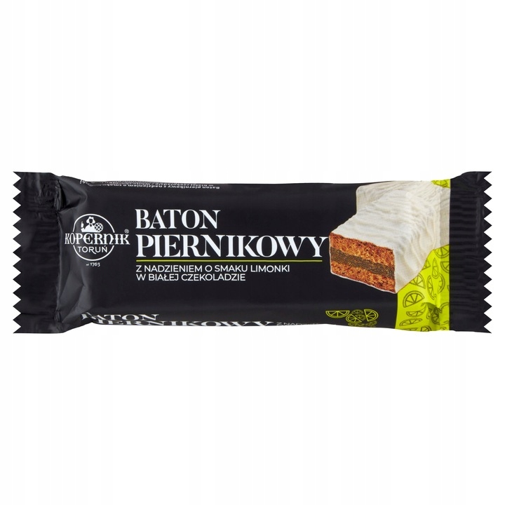 Kopernik Baton Piernikowy Limonka w Białej Czekoladzie 49g