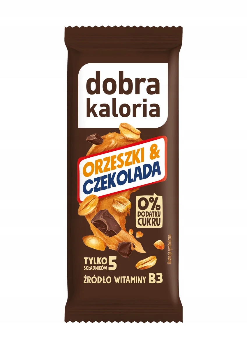 Dobra Kaloria Baton Orzeszki Czekolada 35g