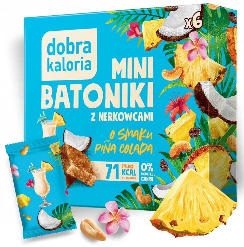 Dobra Kaloria Mini Batoniki Pina Colada 102g