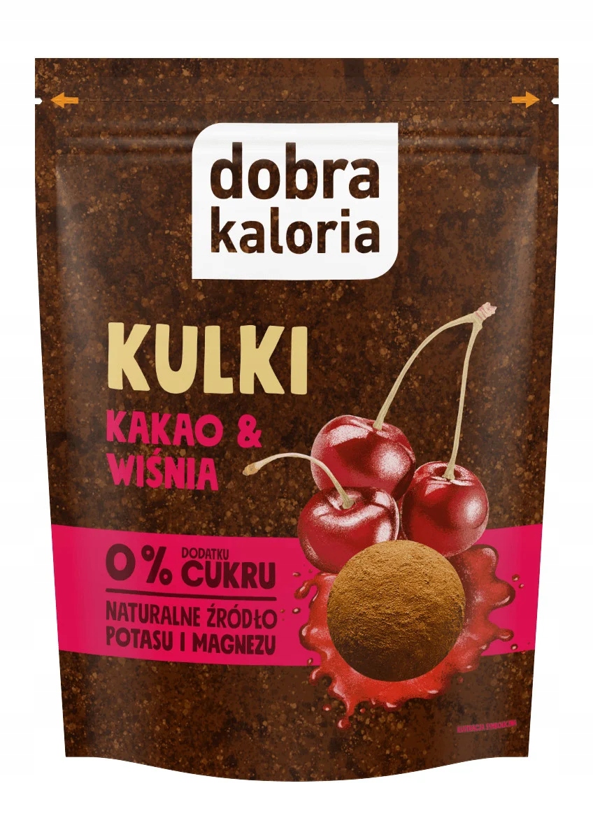 Dobra Kaloria Kulki Kakao Wiśnia 58g