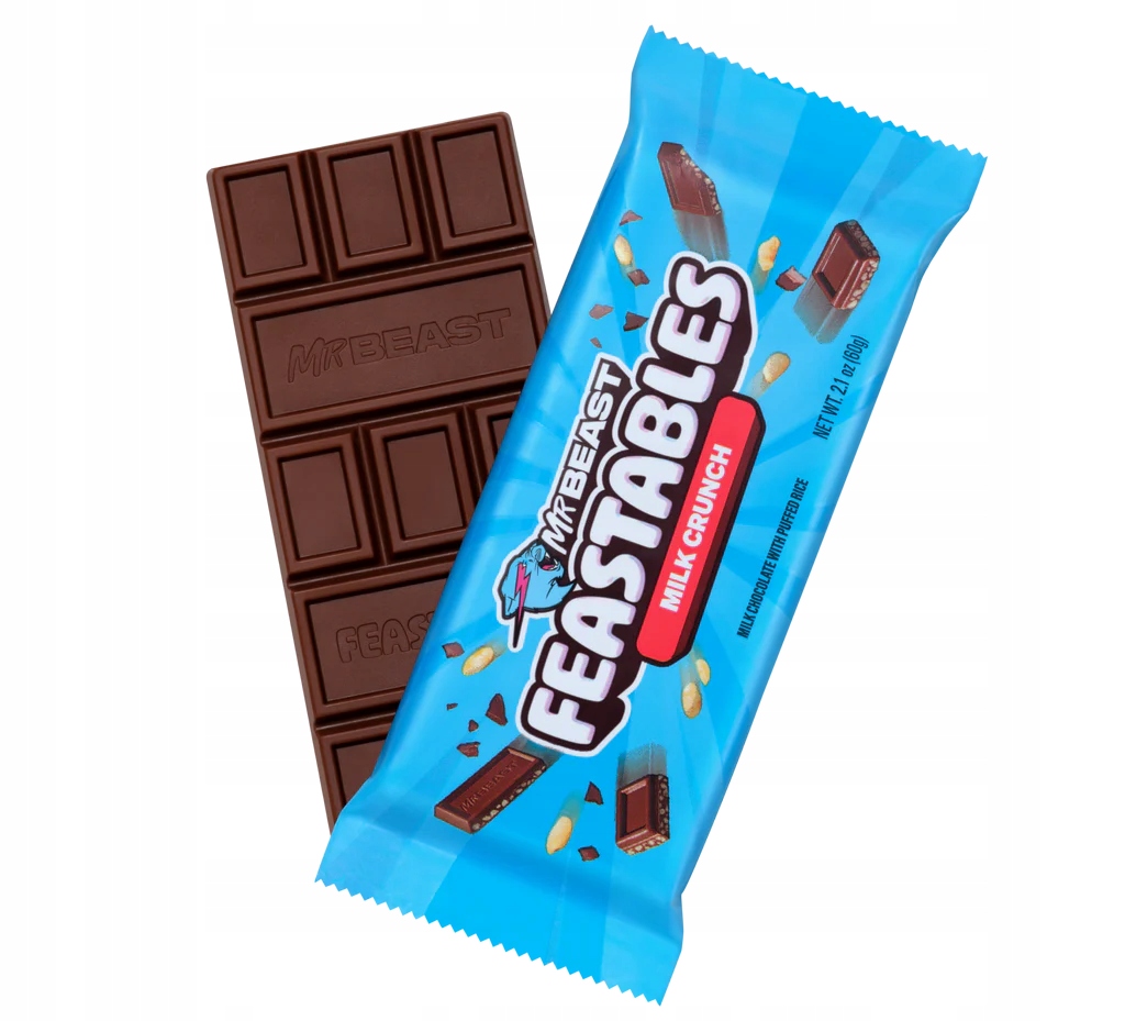 MrBeast Feastables Milk Crunch 60g