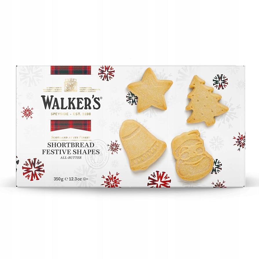Walkers Shortbread Festive Shapes 350g