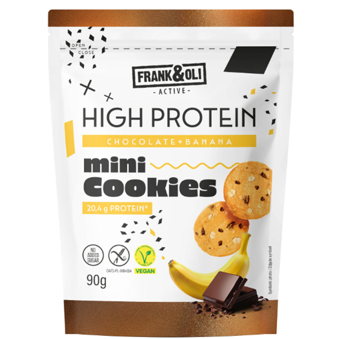 Frank&Oli High Protein Mini Cookies Chocolate Banana 90g