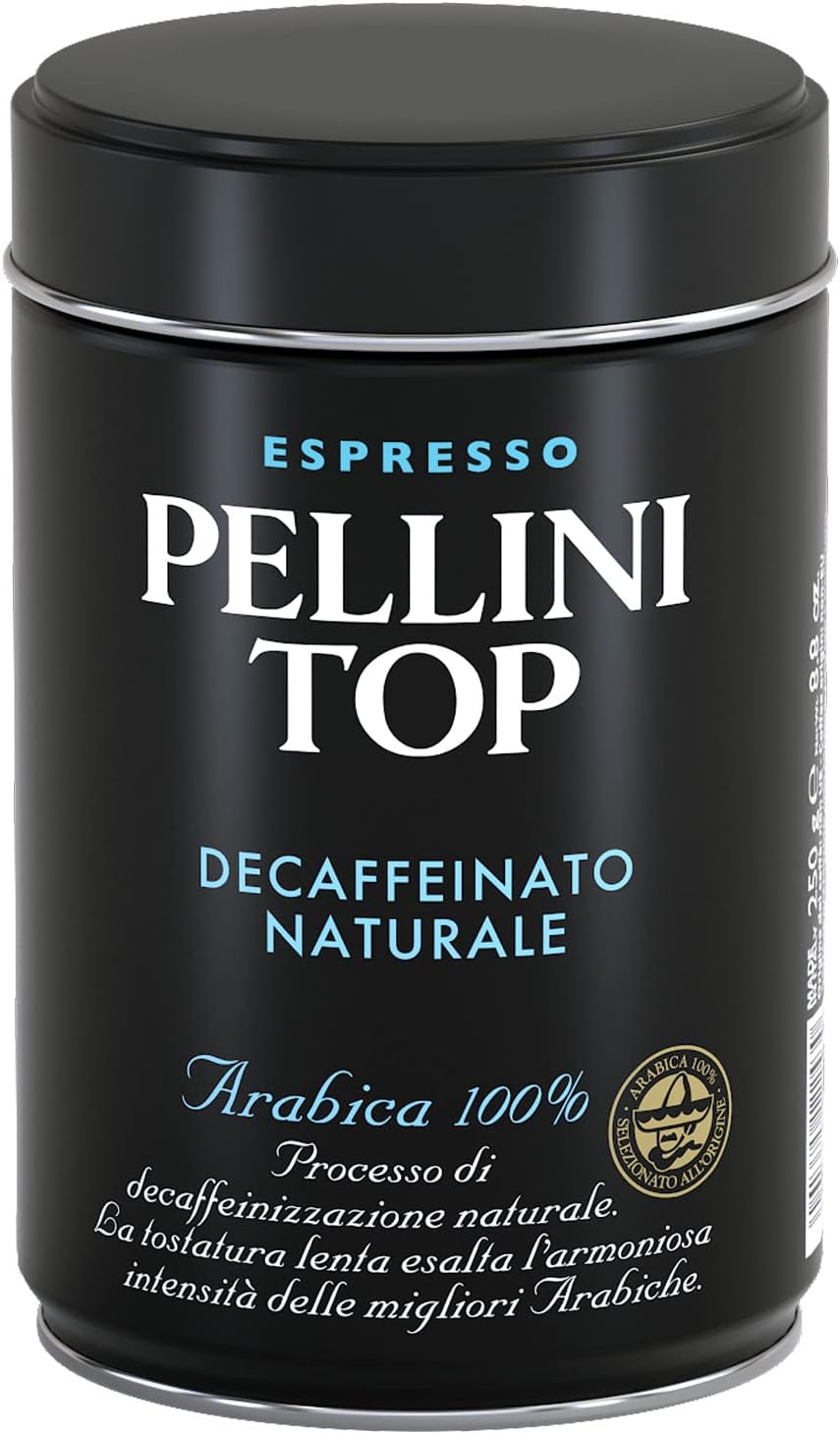 Pellini Top Decaffeinato Naturale Puszka 250g