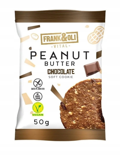Frank&Oli Peanut Butter Chocolate Soft Cookie 50g