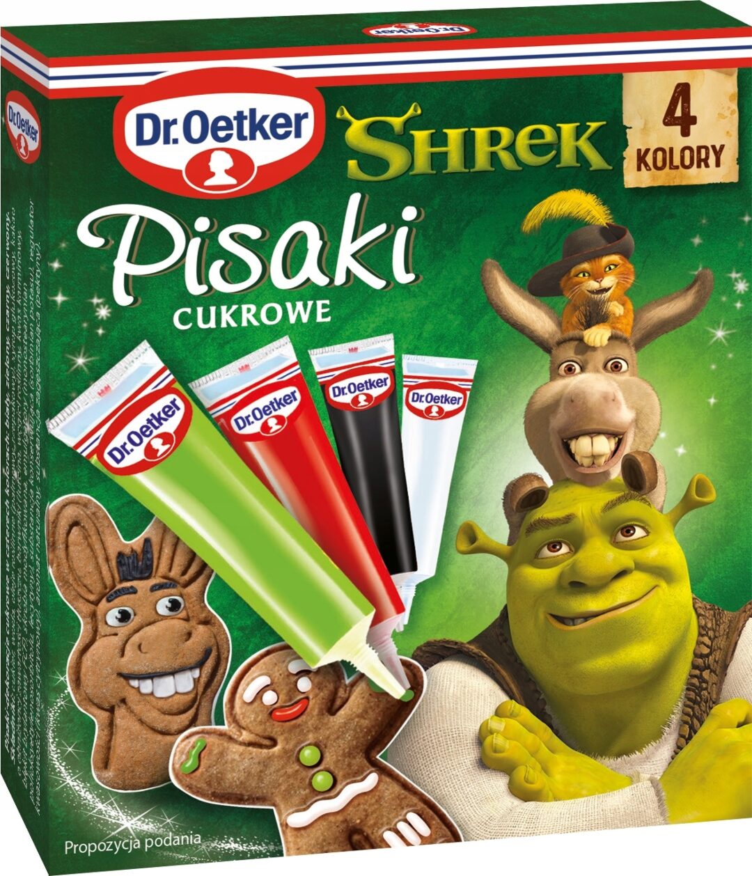 Dr. Oetker Pisaki Cukrowe Shrek 76g