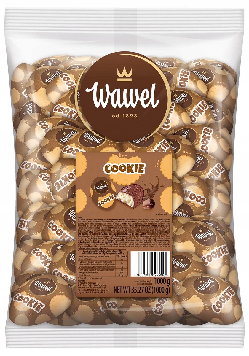 Wawel Czekoladki Cookie 1kg
