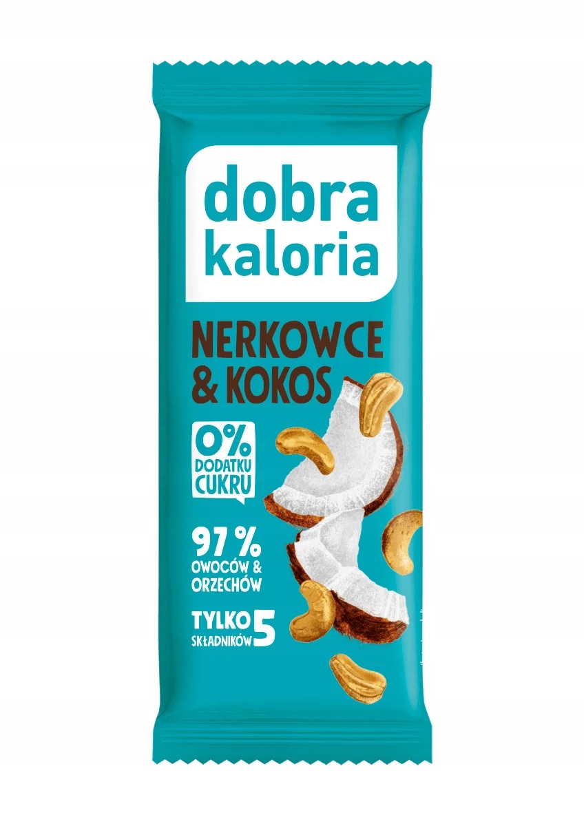 Dobra Kaloria Baton Nerkowce Kokos 35g