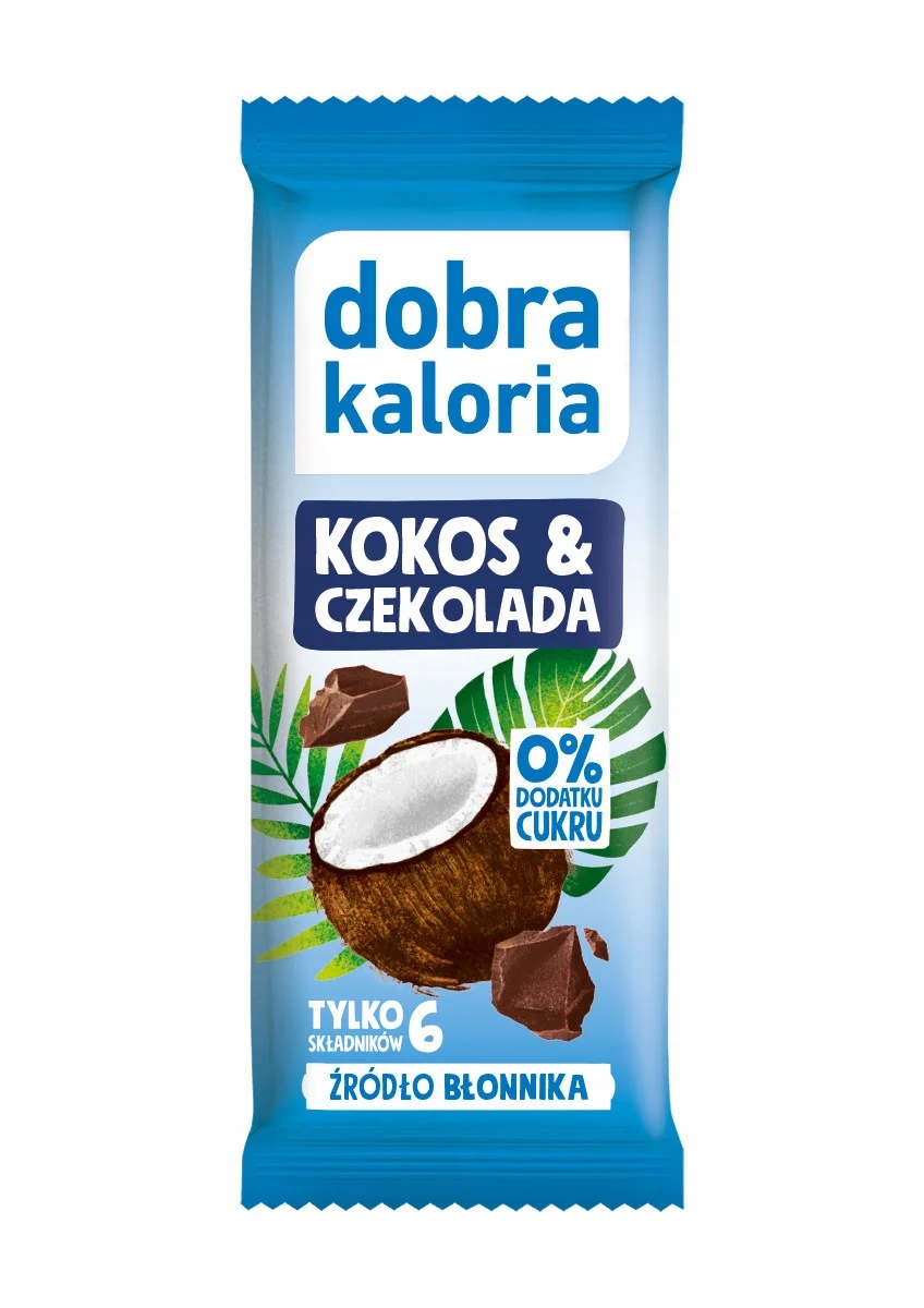 Dobra Kaloria Baton Kokos Czekolada 33g