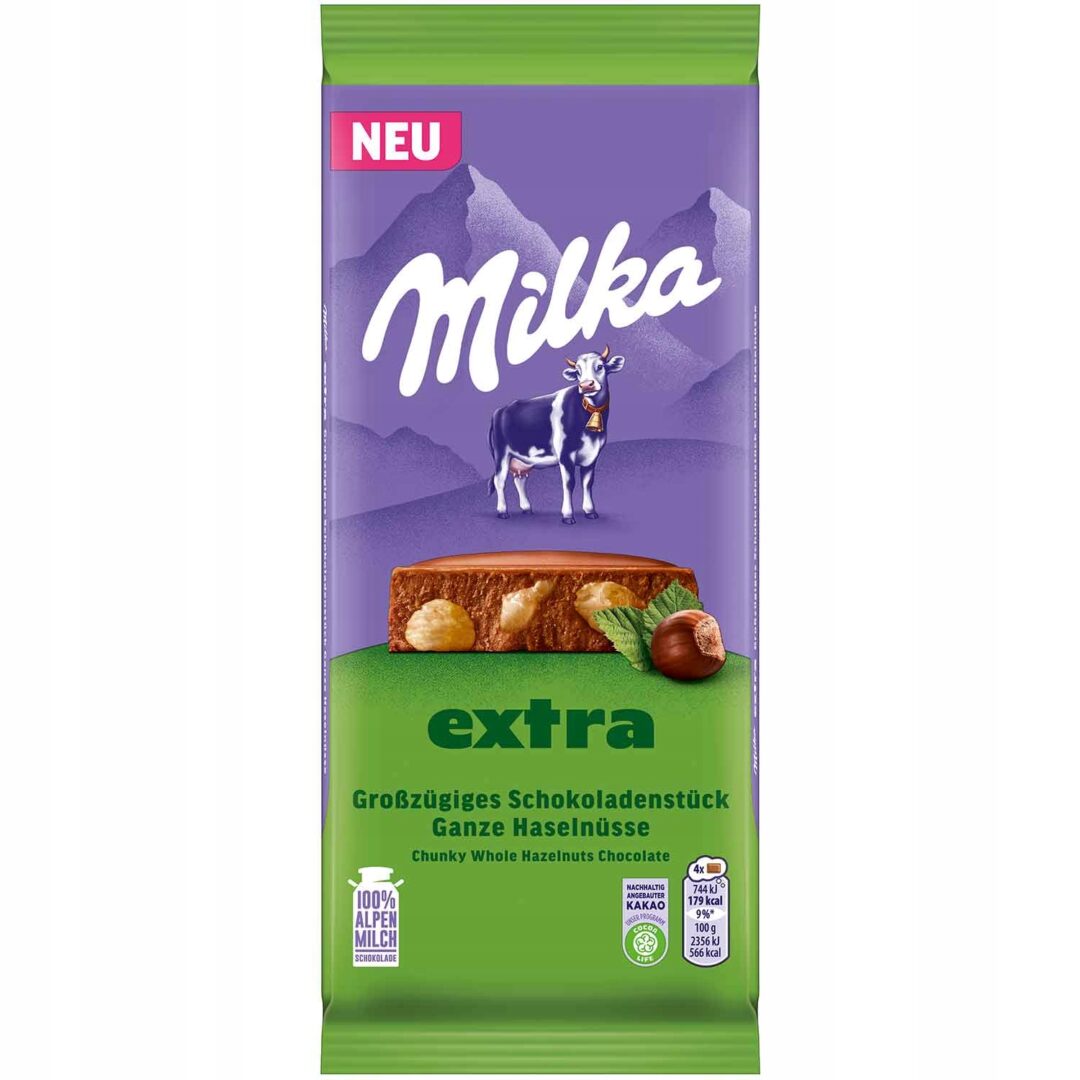 Milka Whole Hazelnut 190g