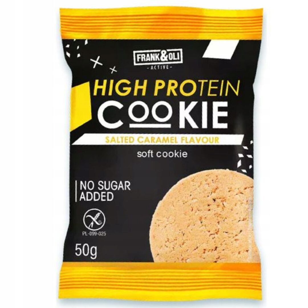 Frank&Oli High Protein Cookie Salted Caramel 50g