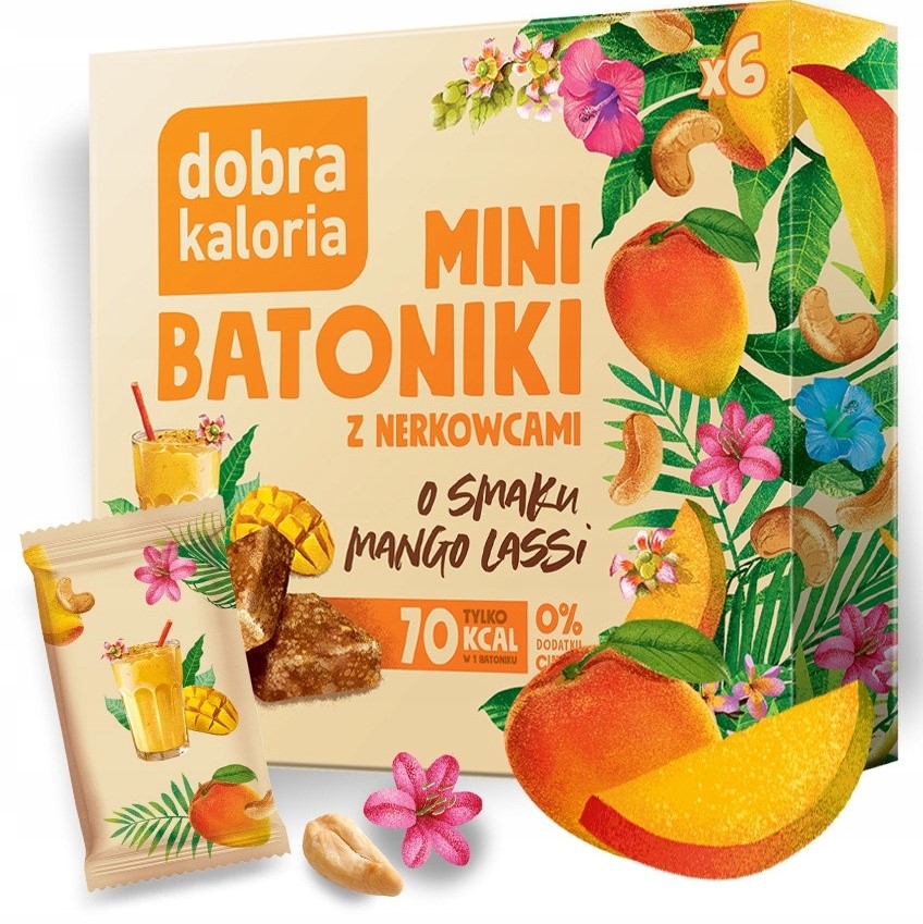 Dobra Kaloria Mini Batoniki Mango Lassi 102g