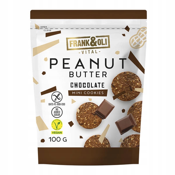 Frank&Oli Peanut Buter Chocolate Mini Cookies 100g
